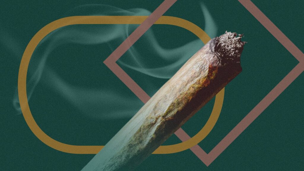 marijuana joint, Smoking weed