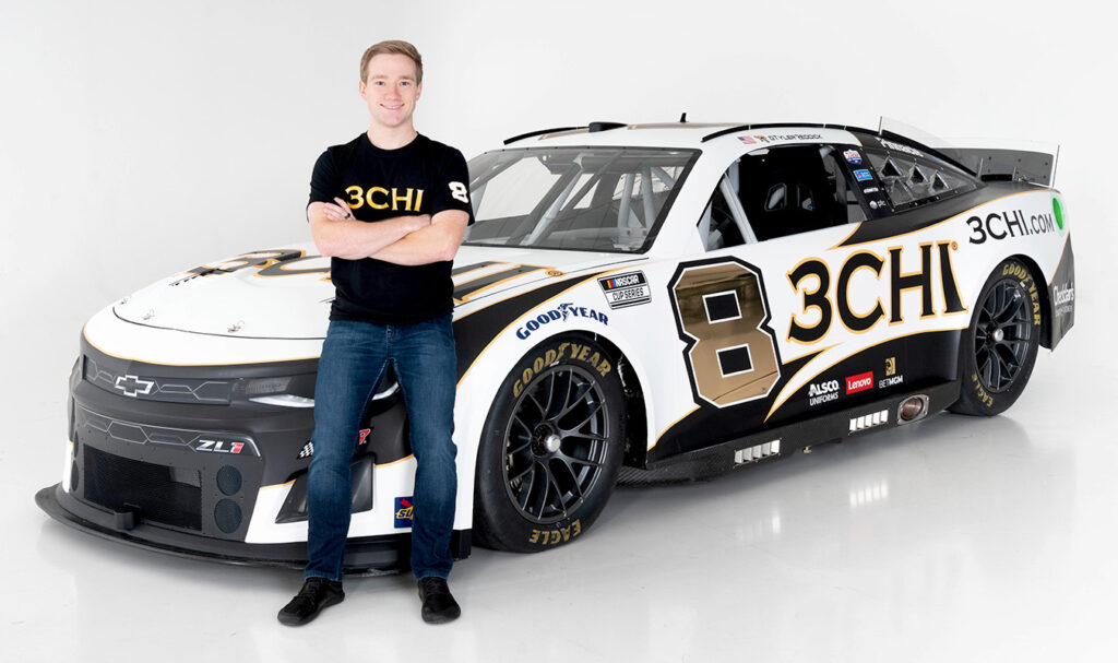 3CHI is off to the races sponsoring Tyler Reddick in the 2022 NASCAR