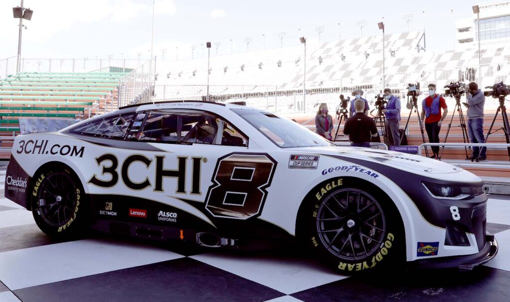 3CHI is off to the races sponsoring Tyler Reddick in the 2022 NASCAR ...