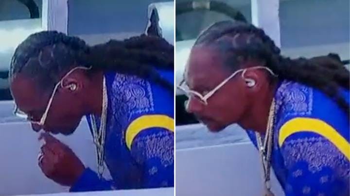 Breaking: Snoop Dogg smoked weed at the Super Bowl image