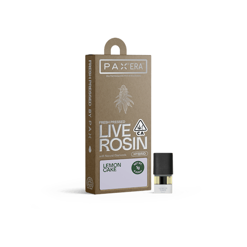 PAX Era Lemon Cake Live Rosin pod (Courtesy PAX)
