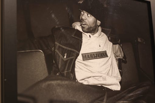 Pot culture pioneer Method Man was representing for the plant decades before it became legal in his native New York. (Leafly / Megan Schmidt / Original photo from Sue Kwon's Rap Is Risen exhibit)