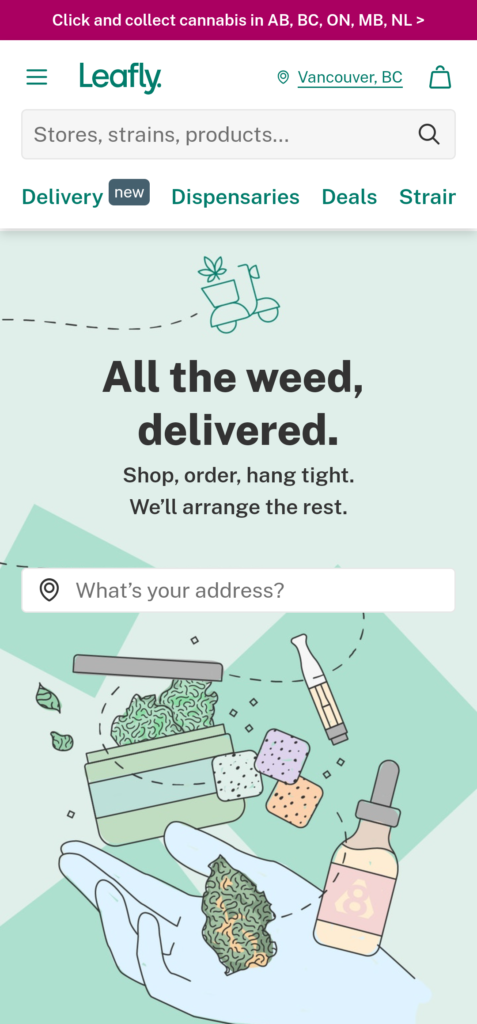 How To Order Weed Delivery Online With Leafly Canada | Leafly