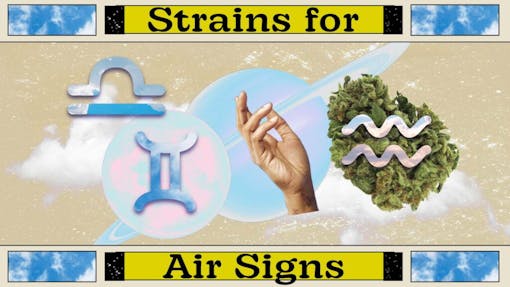 Text reading "Strains for air signs"