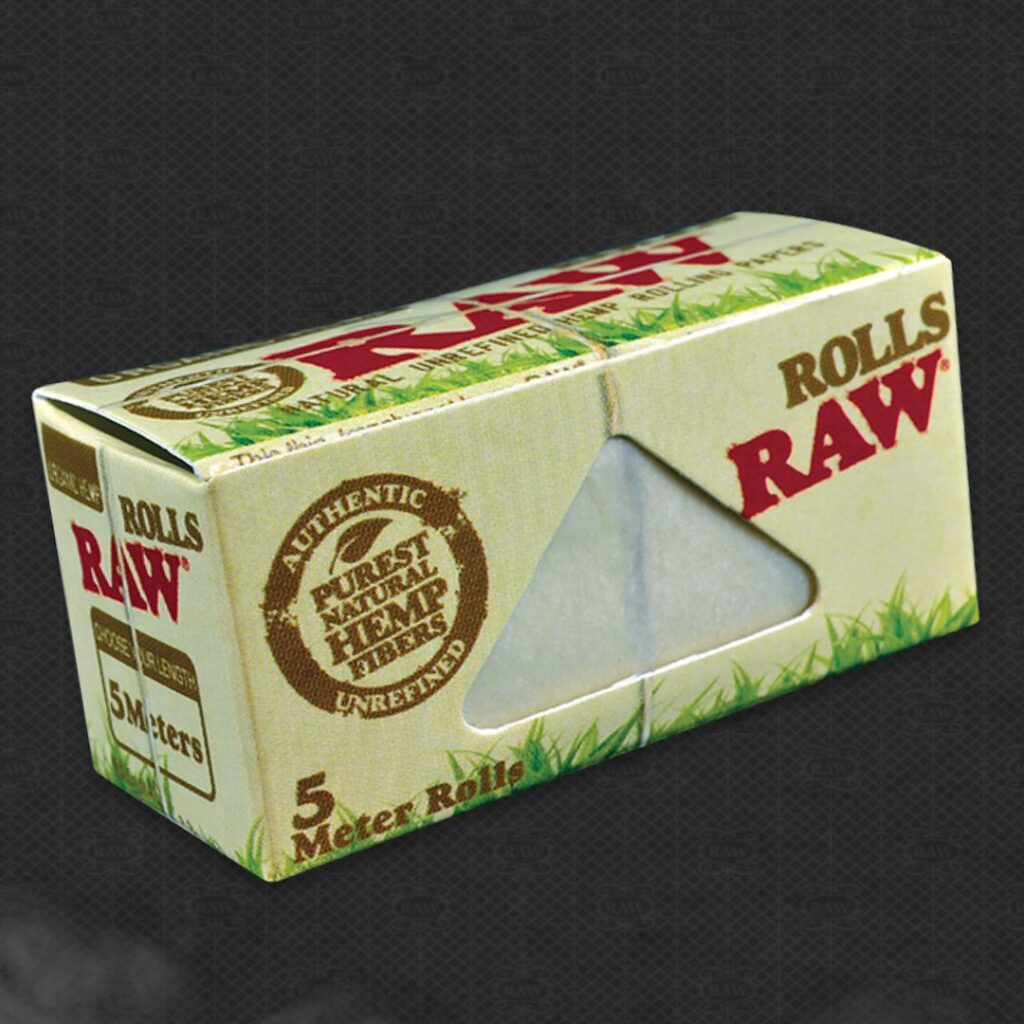 raw hemp rolls rolling paper