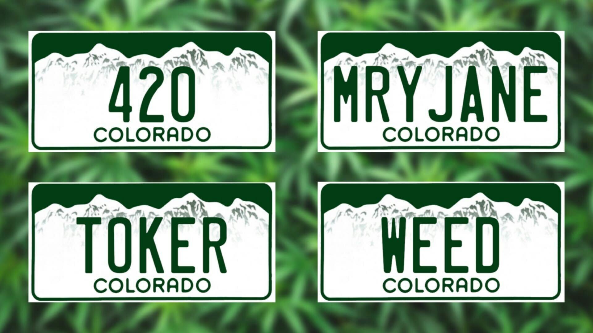 Bid on Colorado’s weed-themed license plates for a good cause image
