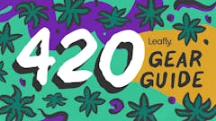 Leafly’s experts pick out what’s fresh in grinders, papers, bubblers, dab rigs, clothes, and more for an epic 420 in 2023. (Sasha Beck/Leafly)