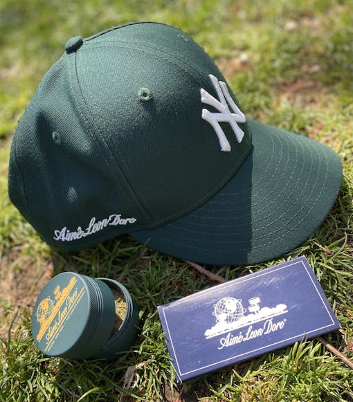 Vendor items being sold in New York's Washington Square Park.