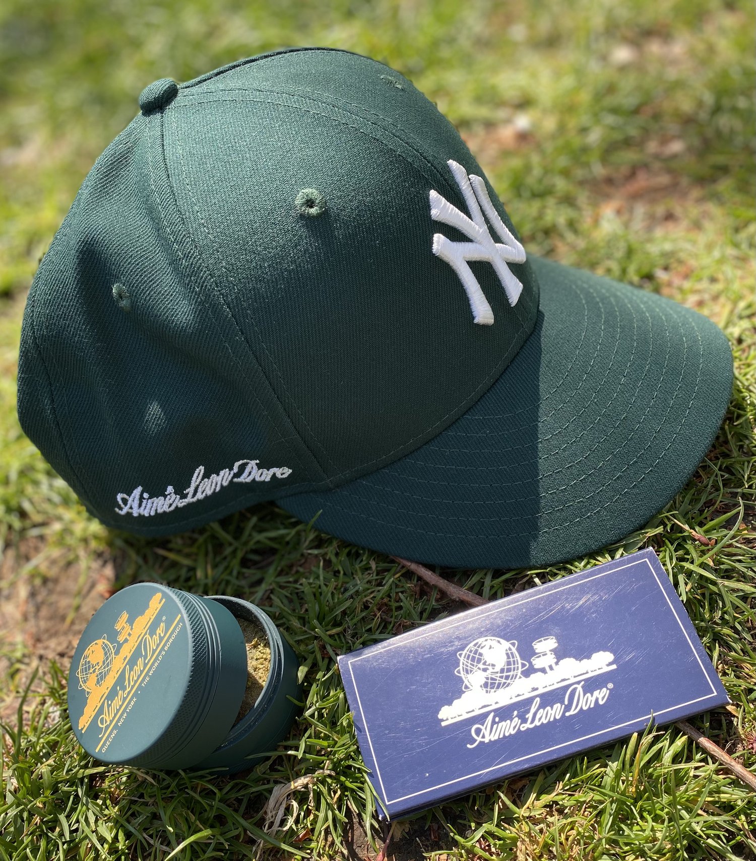 Verkäuferartikel, die im New Yorker Washington Square Park verkauft werden.