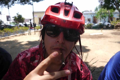 Cannabis-consumer-in-Oaxaca-enjoying-a-smoke