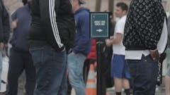 New Jersey dispensary line (Jon Bain / Leafly)