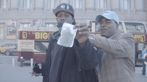 New York man shows off his "Birthday Cake," but "Wedding Cake" is his favorite strain. "It's soft, it's the softest," he explains. (Jon Bain / Leafly)