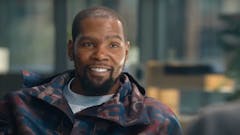 'I'm high right now,' Kevin Durant tells David Letterman on his Netflix show 'My Next Guest Needs No Introduction,' which kicks off season two on May 20. (Screengrab / Netflix)