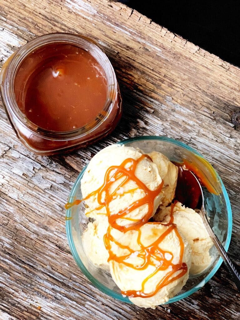 Cannabis recipe 101 salted caramel ice cream Leafly