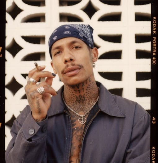 Boo Johnson, skateboarder, actor, model and co-founder of Boo J's Laughing Gas cannabis brand.