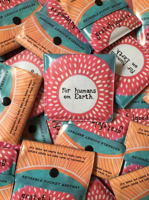 photo of pocket ashtrays