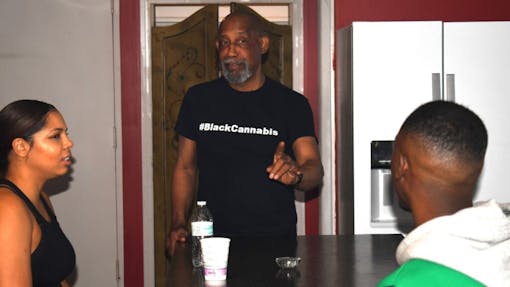 Tahir Johnson (right), and Hope Wiseman (left) are partners in New Jersey's cannabis market.