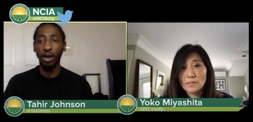 Tahir Johnson interviews Leafly CEO Yoko Miyashita on the Cannabis Diversity Report podcast.
