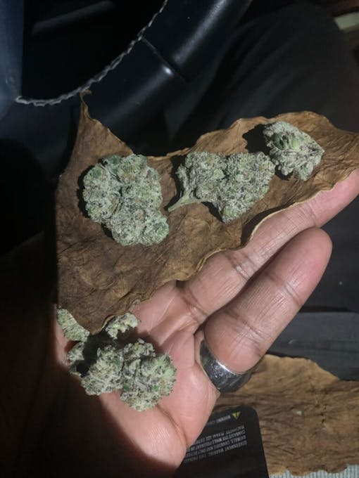 I got my hands on Kim's Hardcore buds before it debuts on Saturday. (Dan Reagans / Leafly)