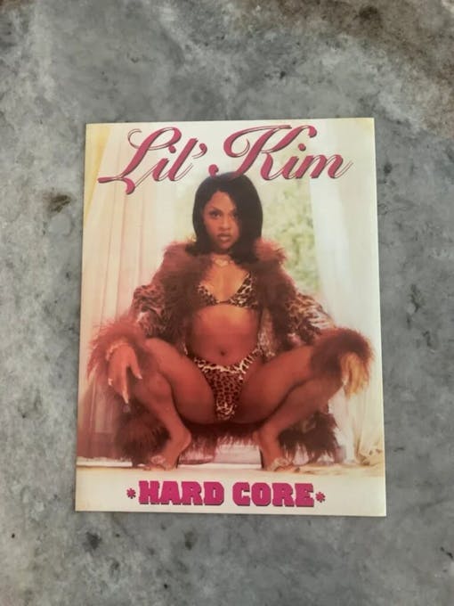 Lil’ Kim sparked the libido of an entire generation with the 1996 promo poster for her debut album Hardcore. Now, she’s releasing a line of legal cannabis products that are intended to have the same arousing effects on adults in legal states. (via Grailed / original album photography by Michael Lavine)