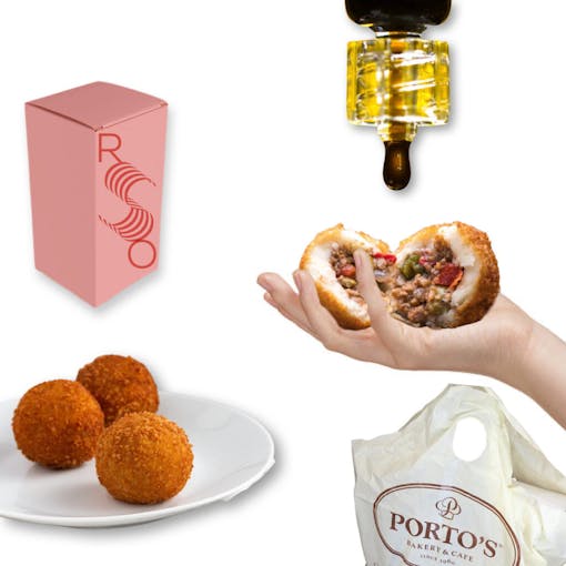 Porto's Potato Balls, plus a dab of RSO. (Matt Jackson for Leafly)