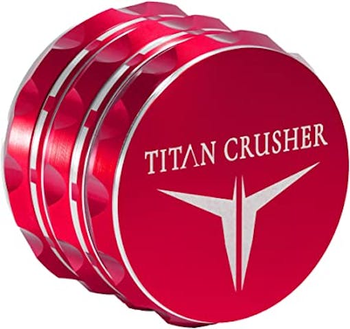 The bevelled, aluminum grinder from Titan Crusher