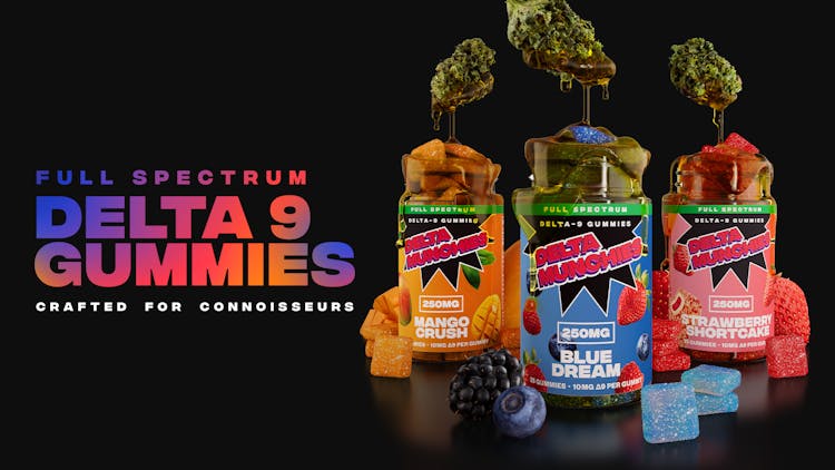 Get free hemp delta-9 gummies plus a mystery gift from Delta Munchies image