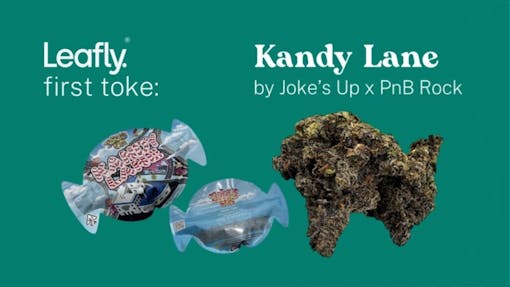 Kandy Lane by Joke's Up Ice Kream Summer 2022 Menu First Toke review by Leafly.