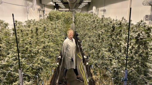 MOCA Humboldt - Head Cultivator Sarah Wright - Photo by CEO Matt Engel