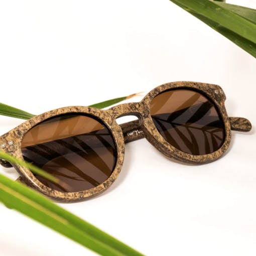 Sunglasses made of hemp