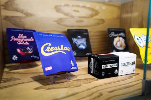 The new Crenshaw strain is now available at The Marathon Collective dispensary. (Edgar Medina & Hugo Aguilar/TMC)