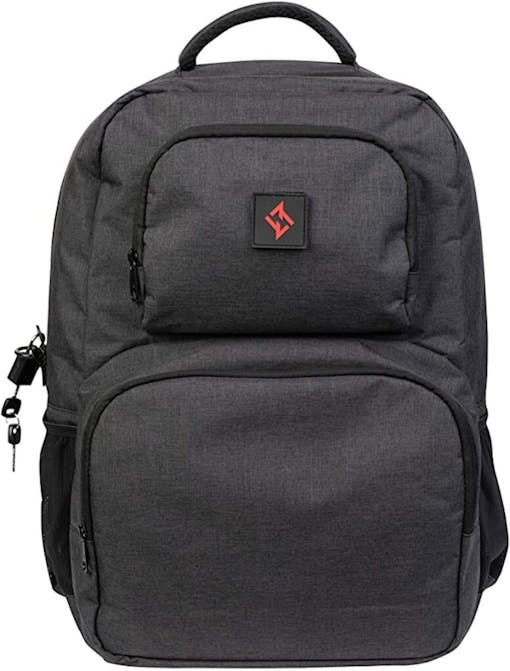 dark grey smell proof backpack