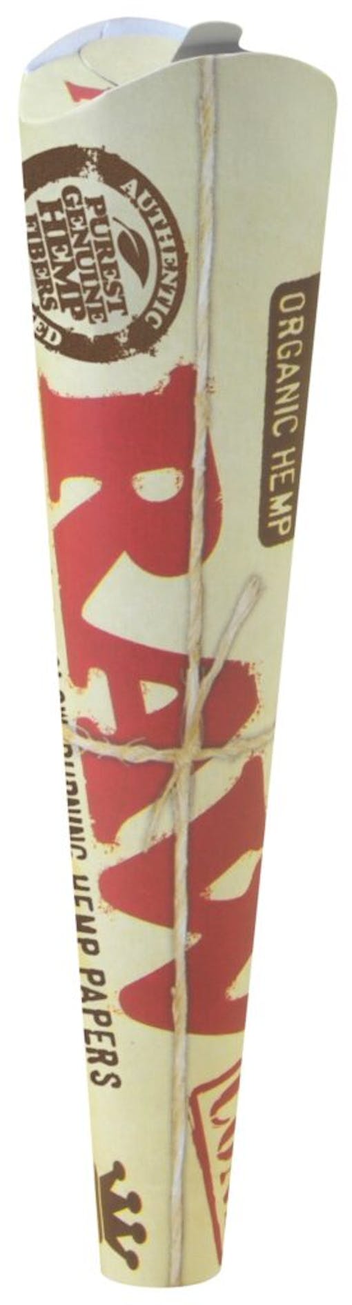 RAW Organic cones burn clean. (Courtesy RAW)