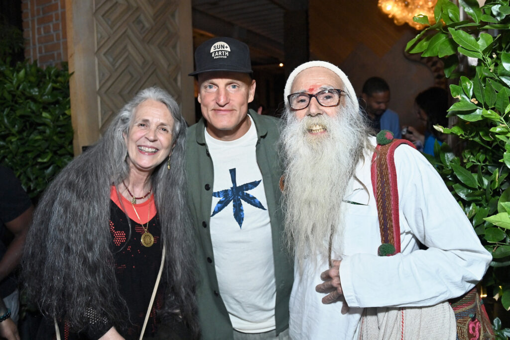 Nikki Lastreto and Swami Chaitanya of Swami Select attend the opening day of