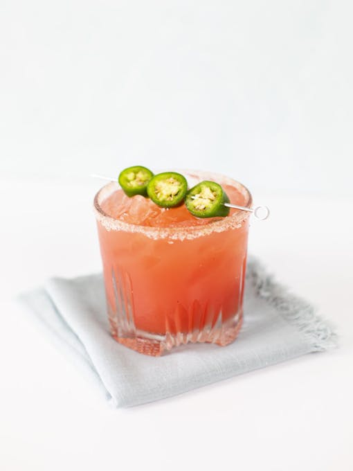Spicy Melon Margarita (photo credit Colleen Eversman for Cannabis Drinks)