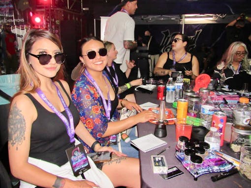 Transbay Challenge IV judges went at 21 flowers, or 10 hashes in one herculean day. (David Downs/Leafly)