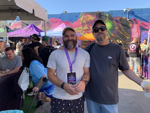 Addison 'Terphova' Demoura—hash consultant at Pyramid Pipeline; left. (David Downs/Leafly)