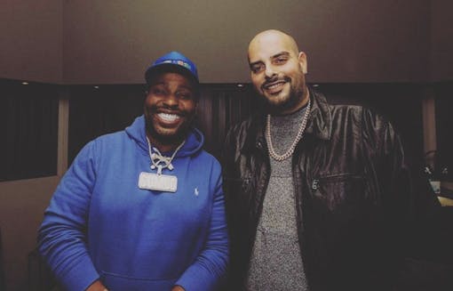 Luka Brazi and Berner pose at an event. (Instagram / @Flytrap_official)