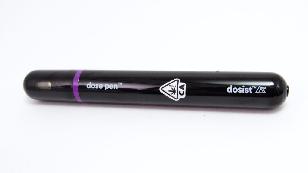 Dosed – here in black as a disposable item. Now with custom battery and cart. (David Downs/Leafly)
