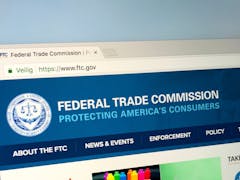 image showing a web browser visiting the Federal Trade Commission website