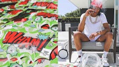 Lil Baby's Wham! cannabis line debuted this weekend. (@theholdingco_thc / Instagram)