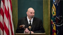 Pennsylvania Lieutenant Governor John Fetterman said he’ll bring the hammer down if DC keeps delaying legalization. (Matt Rourke / Associated Press)
