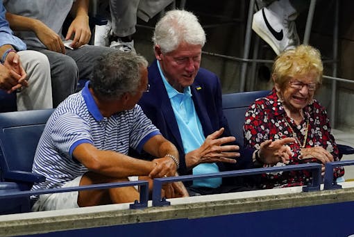 photo-of-bill-clinton-at-us-open