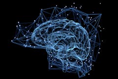 Illustration of the thought processes in the brain