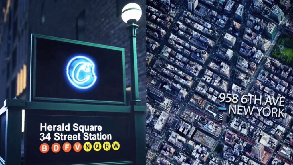 Cookies SF's New York flagship is located directly in front of the Herald Square 34th Street subway station, just around the corner from Madison Square Garden. (Instagram / @CookiesSF)