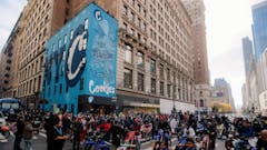 Now that’s how you make an Empire State entrance. Cookies’ NYC debut went down this weekend. Festivities included a Madison Square GUMBO tour bus and a local biker gang that shut down traffic. The wildest part? No cannabis was for sale–Just merch and accessories emblazoned with Cookies’ signature blue. Keep scrolling to see the highlights. (Cookies)