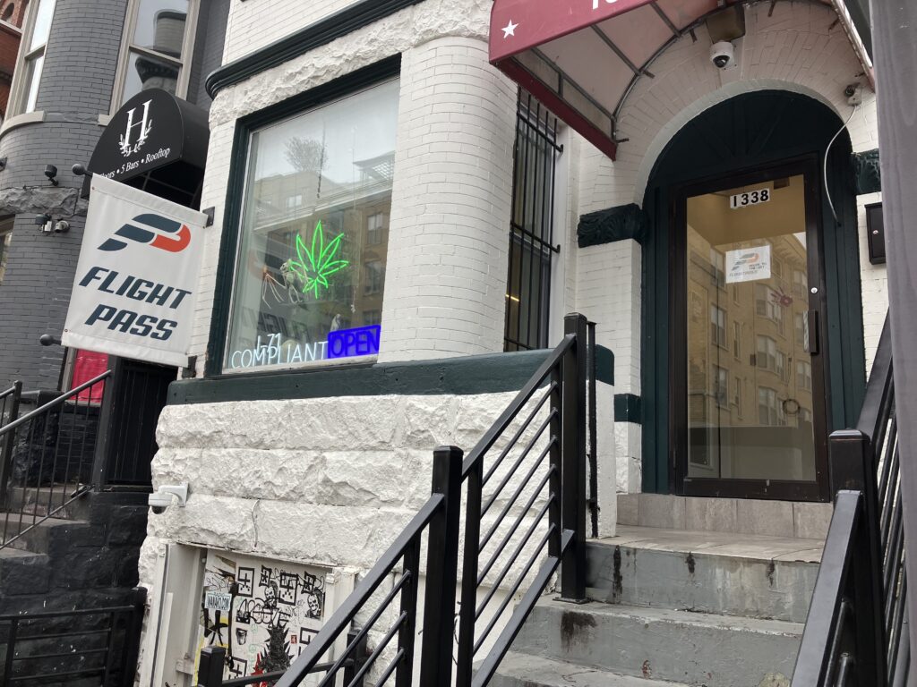 Foto-eines-Cannabis-Geschenkladens