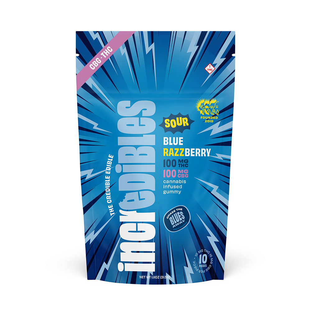 $12.50-$15 / 100mg THC and 100mg CBN. Sold in CO, IL, MD, MA, NV, VG, OH. (Courtesy of Incredibles)