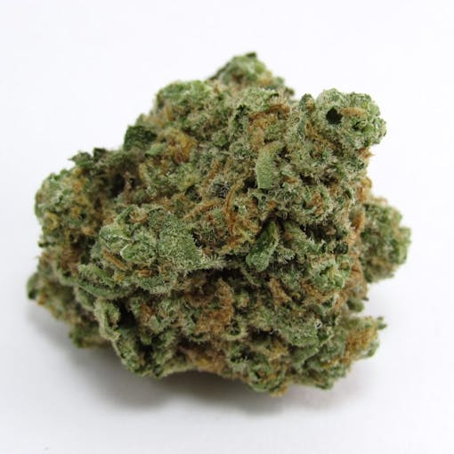 Indoor Rainbow Belts grown in Lolo, California. Hybrid. (David Downs/Leafly)