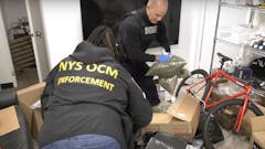 The New York Cannabis Office, the NYC Sheriff's Office, NYPD and other state agencies collaborated to raid a Bay Ridge, Brooklyn shop called Big Chief, arresting two individuals, confiscating bags of products, and accusing the operation with selling illegal cannabis and tobacco products. (LLN NYC)